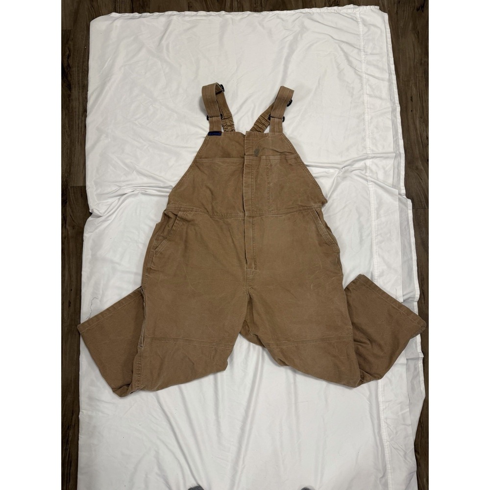 Workright Benchmark Bib Overall Pants Work Canvas XXL Made In USA 150BAN12br - Picture 2 of 16